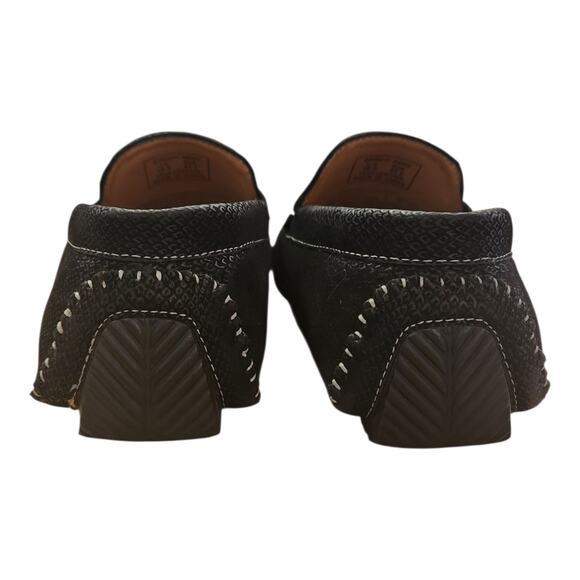 RocaWear Dwight Driving Slip On Loafer Black Faux Suede Shoe Men Size 10.5 - Picture 7 of 10